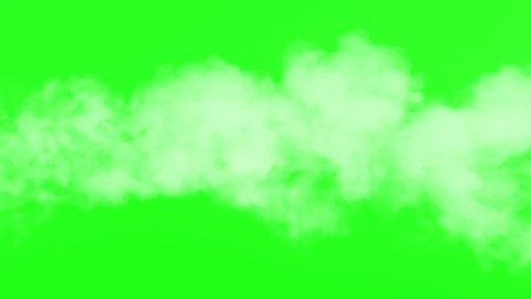 Stream of White Smoke Blows Away. A large, dense jet of white smoke slowly moves to the right. Ideal for simulating burnt-out equipment and buildings at medium to long distances from the camera