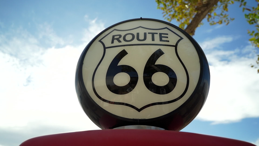 Vintage Route 66 Gas Station
