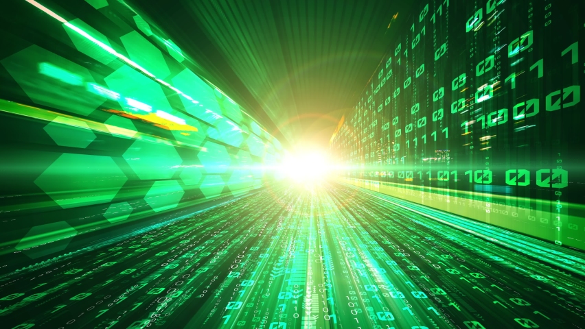Software development, application programming code and tacit computer coding . Concept of smart digital transformation and technology disruption that changes global trends in new information era .