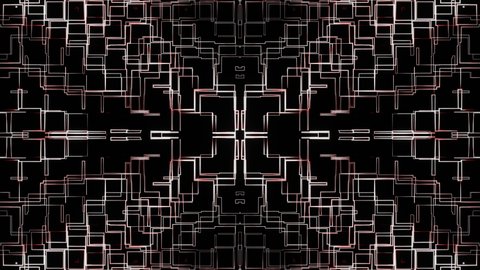 Pulsating Abstract Shape Animation Led Panels Stock Footage Video (100% ...