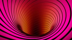 Moving colorful tunnel with black stripes. Design. Turning tunnel with hypnotic repeating stripes. Striped tunnel is moving by wrapping - Powered by Shutterstock - Get 15% off with code: PIKWIZARD15