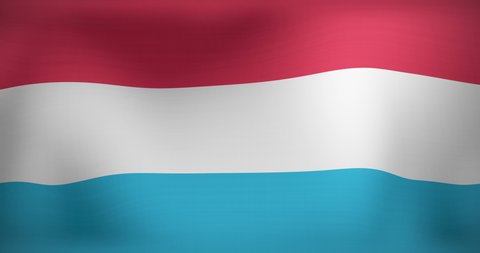 Animation of waving flag of netherlands. flags, national symbols and patriotism concept digitally generated video.
