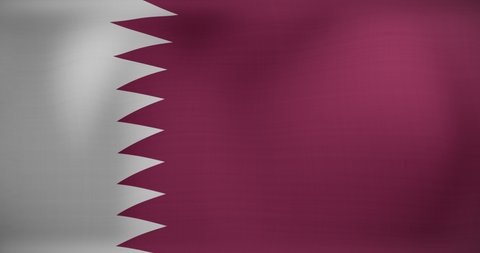 Animation of waving flag of bahrain. patriotism and flag of the world concept digitally generated video.