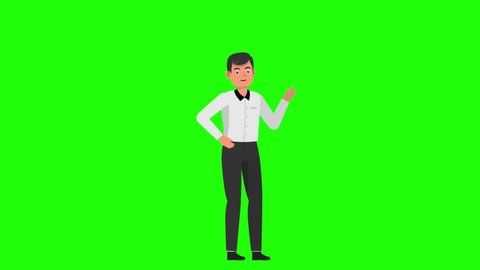 animated recording that is intended for conditions when a man is speaking in public