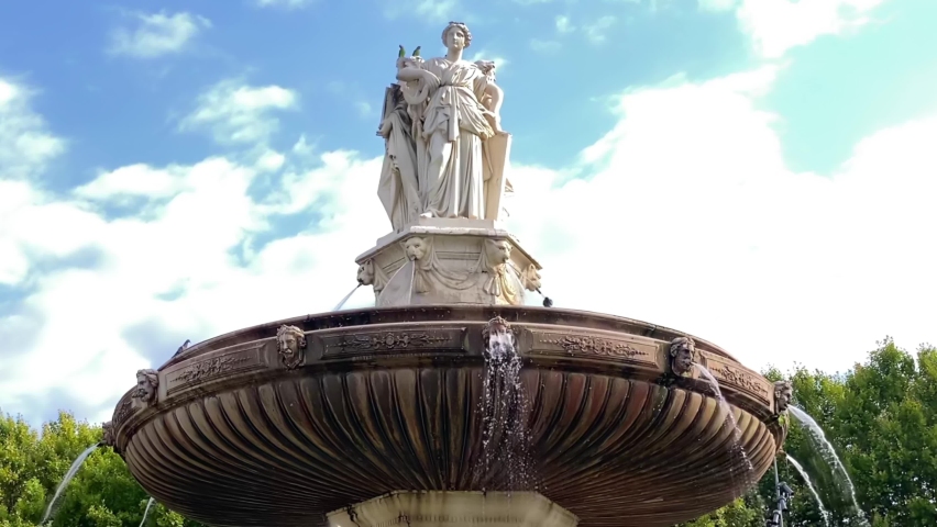 Fontaine De La Rotonde Stock Video Footage - 4K And HD Video Clips ...