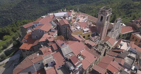 Aerial view of principality of seborga