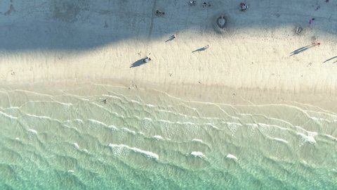 tecolote beach aerial view 