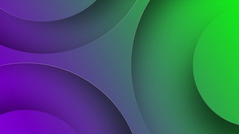 Animated Purple and green gradient 3D abstract pattern designed background, texture or pattern concept