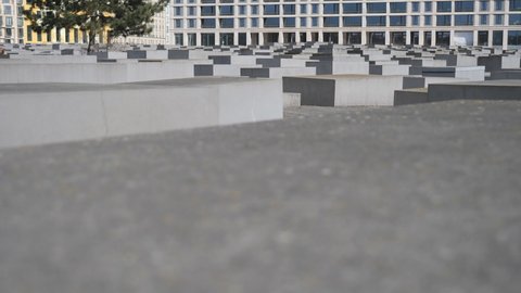 A view of the Holocaust victims memorial in Berlin.