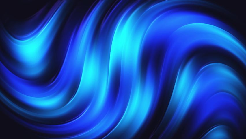 Abstract Background Blue Color Gradient. Liquid Wavy Metallic Texture. Smooth Stylish Modern Motion Animation Wallpaper | Shutterstock HD Video #1088729575