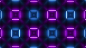 Glowing neon blue red pink spectrum, fluorescent ultraviolet light, modern colorful lighting, Loopable 4K animation  spectrum fluorescent Christmas (X mas) or New Year shiny background wallpaper - Powered by Shutterstock - Get 15% off with code: PIKWIZARD15