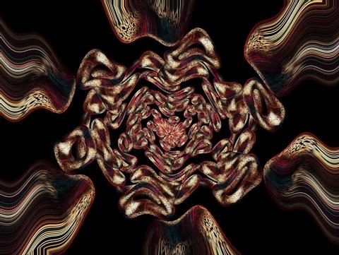 3D kaleidoscope mandala abstract background of trippy art psychedelic trance to open third eye with visuals energy chakra futuristic audiovisual vj seamless loop,Fractal art