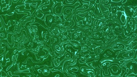 Liquid green glass animated background. Seamless motion
