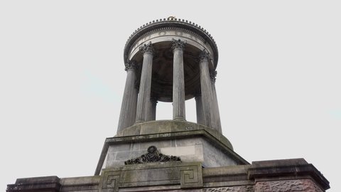 Alloway, Scotland; 22nd March 2022: The Burns Monument. A temple style building in memory of Robert Burns, the most famous Scottish Poet, probably best remembered for the song 'Auld Lang Syne'.