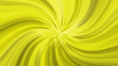 Spiral yellow vortex spinning on 4K background.