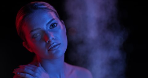 Young woman naked shower Stock Video Footage - 4K and HD Video Clips
