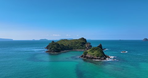 Flight to glorious Rabbit Island on a perfect day - Coromandel New Zealand