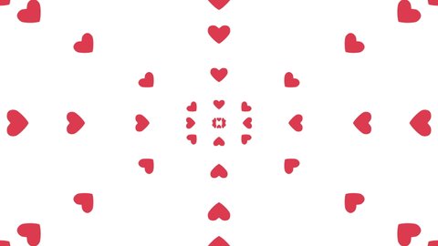 Simple And Cute Heart Motion Graphics