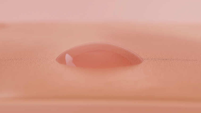 Serum drop and absorb into skin cell repair collagen and elastin. anti aging lotion and cream, Cosmetic product concept. 3D rendering | Shutterstock HD Video #1088809249