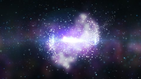 Star Nebula Outer Space Simulation Star Stock Footage Video (100% ...