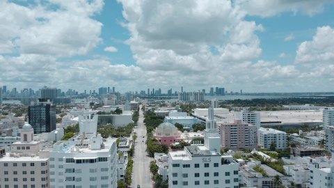 View of South Beach in Miami Beach, Florida