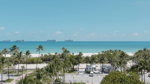 South Beach white sand beach in Florida
