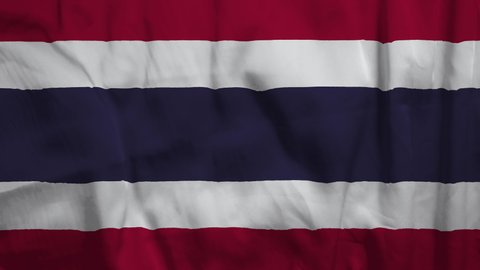 Flag of Thailand. High quality 4K resolution.