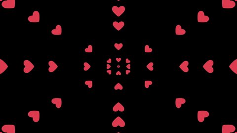 Simple And Cute Heart Motion Graphics