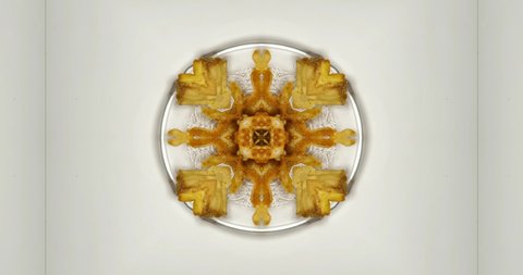 Beautiful texture kaleidoscopic design, abstract kaleidoscope background, unique kaleidoscope animation.