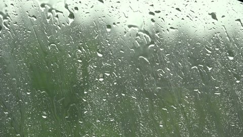 Raining, Rain Drops on Window, Summer Torrential Rain, Hailstone Stormy, Bad Depressed Weather Rainy Day, Hail Ice Storm on Glass