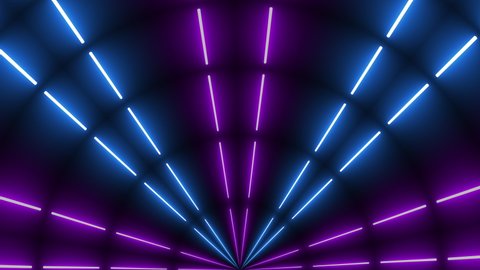 Glowing neon blue red pink spectrum, fluorescent ultraviolet light, modern colorful lighting, Loopable 4K animation