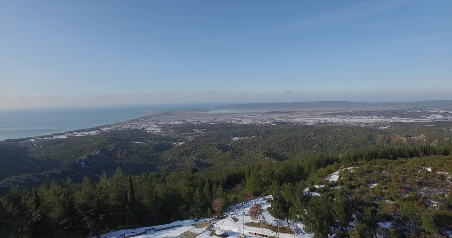 First World War. Trenches during the Turkish military battle of Çanakkale, Battle of Chunuk Slope (Conkbayiri)- military trench. Gallipoli – TURKEY