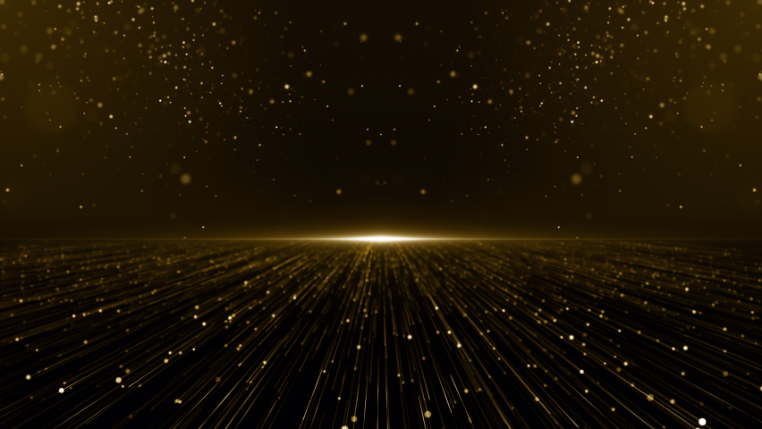 Particles gold event awards trailer titles cinematic concert openers background loop