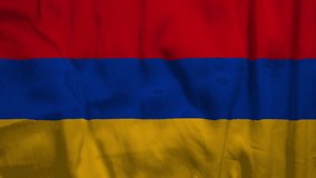 Flag of Armenia. High quality 4K resolution	