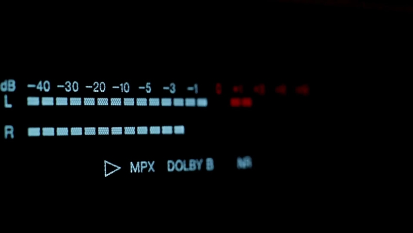 Volume display scale digital.Fluorescent peak level meter.Audio level indicator.Music peak level meter.Tape music peak level meter.Electroluminescent indicator.