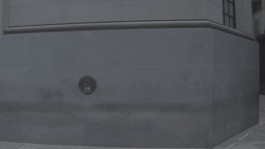 Empty street of Sao Paulo downtown during the day