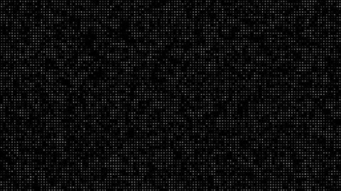 Black background with white light. background flicker glitter dots. White dot animation inside the background