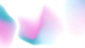 Blue and pink minimal liquid waves with smooth gradient abstract motion background. Seamless looping. Video animation Ultra HD 4K 3840x2160