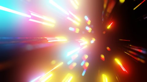 3d abstract background optical fiber or pipes, signals travel over fiber. Bright light effects, bokeh and DOF. Sci fi theme, data transfer