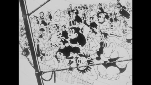 CIRCA 1927 - In this animated film, animals work as lion tamers at the circus.