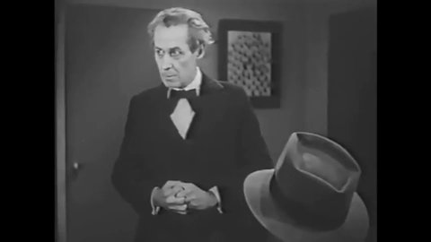 CIRCA 1934 - In this mystery movie, a murderer calmly confesses to his crime.