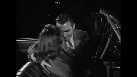 CIRCA 1959 - In this drama film, a woman is scandalized when her date suggests they go to a motel.