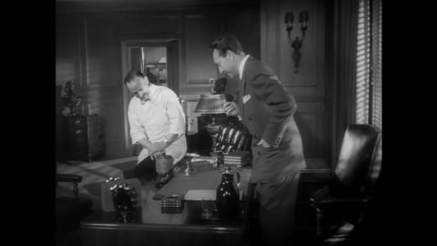 CIRCA 1948 - In this film noir, a dentist shares his views on the general psychology of men with a psychoanalyst.