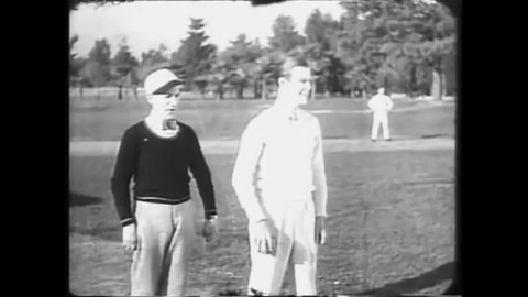 CIRCA 1928 - In this silent comedy, female baseball players flirt to distract the men's team they're playing against.
