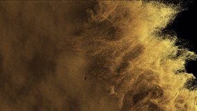 Sand Realistic Transition with Luma Matte. 3D Rendering. Transition of sand place on footage or background and easier to adjust colour. - Powered by Shutterstock - Get 15% off with code: PIKWIZARD15