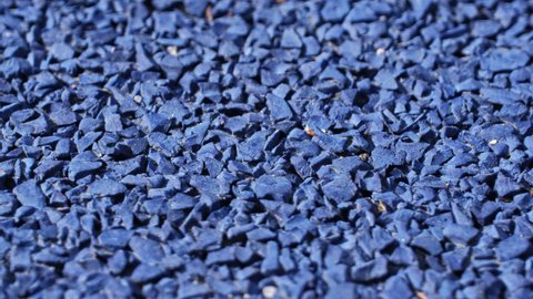 Rough Blue Shock Absorbing Synthetic Rubber Surface used as Safe Paving for Modern Playground