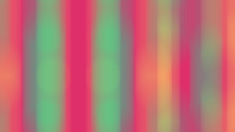 Pink orange green striped gradient background. Colorful sliding animation. Blurred multicolor presentation template. Dancehall and reggae party club promo. Bright layout for motion graphics design
