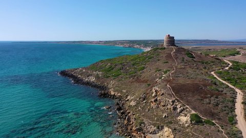 watchtower on the mediterranean sea