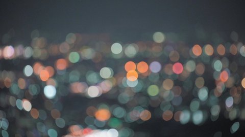 blurry city light background at night