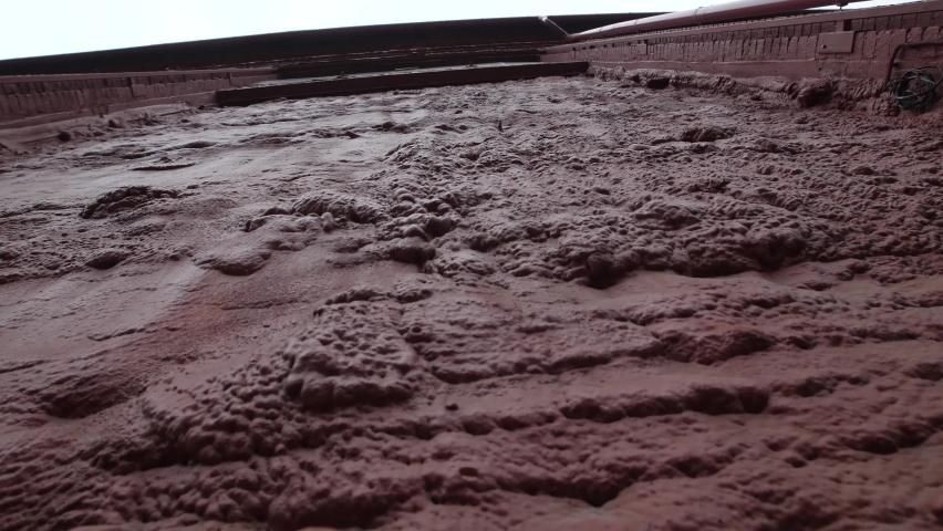 The Wall Of The Old Red Brick Building. Nicely.
